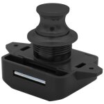 Lot de 1 bouton poussoir verrou armoire loquet sans cl�, loquet � bouton poussoir ajustement 15 - 18mm ...
