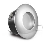 Snq - lot de 1 cadres pour spots à encastrer, la coquille de spots acier inoxydable brossé, , utilisé ... Snq - lot de 1 cadres pour spots à encastrer, la coquille de spots acier inoxydable brossé, , utilisé ...