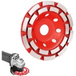 Lot de 1 meule diamant�e 125 x 22, 23mm double rang�e, disque abrasif diamant� extra speed, disque diamant ...