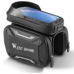 Lot de 1, sacoche de cadre de v�lo, support de t�l�phone �tanche, pochette avant pour t�l�phone jusqu'� ...