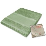 Lot de 1 serviette de toilette + 1 serviette invit tosca en ponge et toile ada  broder au point de ...