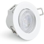 Lot de 1 spot led encastrable dimmable 5w led spot encastr� extra plat 360� orientable, 220 - 240v, ip20 ...