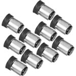 Lot de 10 adaptateurs de douille b15 vers e14 en noir r�sistants � 120�c ignifug�s et anti - vieillissement ...