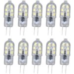Lot de 10 ampoules g4 2835 led transparentes lampe  led enfichable ac220v pour camping - car armoire ...