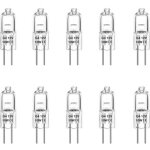 Lot de 10 ampoule halog�ne g4 10w 12v lampe de base � broche halog�ne, blanc chaud 3000k [classe �nerg�tique ...