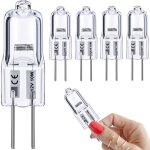 Lot de 10 ampoule halog�ne g4 10w 12v lampe de base � broche halog�ne techgomade, blanc chaud 3000k [classe ...