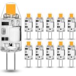 Lot de 10 ampoules led g4 2 w - remplace les ampoules halog�nes 20 w - blanc chaud 3000 k - 200 lm - ...