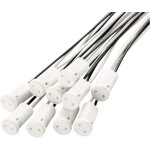 Lot de 10 ampoule led g4 halogène mr11 base cérémique adaptateur de douille miniature bi - broche pour ... Lot de 10 ampoule led g4 halogène mr11 base cérémique adaptateur de douille miniature bi - broche pour ...