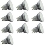 Lot de 10 ampoules spot gu10 led 4w �clairage 40w - blanc naturel 4100k