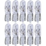 Lot de 10 ampoules t5 12v 1. 2w pour tableau de bord