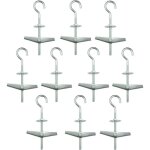 Lot de 10 ancrages � ressort 94cm - fixation de faux plafond, charni�re en plaques de pl�tre, boulons ...