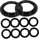 Lot de 10 anneau de serrage plastique pour douille bague de collier abat - jour compatible avec appliques ...