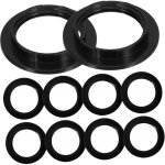 Lot de 10 anneau de serrage plastique pour douille bague de collier abat - jour compatible avec appliques ...