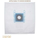 Lot de 10 convient pour aspirateur bosch siemens type g, sac  poussire  haute efficacit, sac poubelle, ...