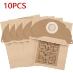 Lot de 10 convient pour aspirateur s�rie chrcher karcher a2 s2500 / wd, accessoires, sac � poussi�re, ...