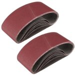 Lot de 10 bandes abrasives de 100 mm x 915 mm, grain 150 en oxyde d'aluminium - pour le travail du bois, ...