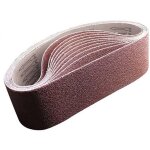 Lot de 10 bandes abrasives de 100 mm x 915 mm, grain 60 en oxyde d'aluminium - pour le travail du bois, ...