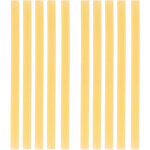 Lot de 10 b�tons de colle thermofusible 11 x 200 mm, forte adh�rence, pour armes de plus de 60 w, jaune ...