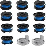 Lot de 10 bobines de fil de rechange pour coupe - bordures ryobi one + rac124 ac14rl3a olt1823 olt1832 ...