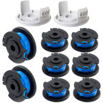 Lot de 10 bobines de rechange pour coupe - bordures ryobi 18 v 24 v 40 v pour ryobi one + ac14rl3a 3 ...