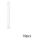 Lot de 10 bougies bâtons many blanc 45g atmosphera créateur d'intérieur Lot de 10 bougies bâtons many blanc 45g atmosphera créateur d'intérieur
