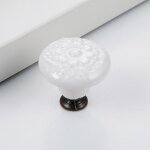 Gabrielle - lot de 10 boutons de meuble vintage en porcelaine de 34 mm pour portes, placards, tiroirs ... Gabrielle - lot de 10 boutons de meuble vintage en porcelaine de 34 mm pour portes, placards, tiroirs ...