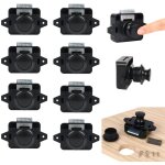 Lot de 10 boutons poussoir catch door armoire , loquet  bouton poussoir ajustement 15 - 18mm paisseur ...