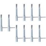 Lot de 10 broches en acier inoxydable pour appareils lectriques, ressort de piston rtractable, ampoule ...