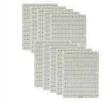Lot de 10 cartes de r�tro�clairage led bambu cmjn lithophane 5 v 1 a usb - c 10 x 11 110 bits