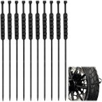 Lot de 10 chaînes à neige pour pneus de moto, attaches de câble réutilisables et réglables pour la neige ... Lot de 10 chaînes à neige pour pneus de moto, attaches de câble réutilisables et réglables pour la neige ...