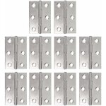 Lot de 10 charni�res inox charni�re piano charni�res pliantes bandeau de charni�re de porte de meuble ...