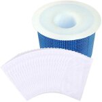 Lot de 10 chaussettes de skimmer de piscine r�utilisables, pour panier de skimmer, filtre pour skimmer ...