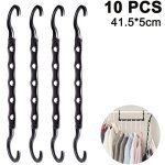Lot de 10 cintres magiques organisateur de cintre garde - robe rangement pour vêtements gain de place ... Lot de 10 cintres magiques organisateur de cintre garde - robe rangement pour vêtements gain de place ...
