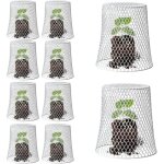Lot de 10 cloches de protection en m�tal pour plantes - pour garder les lapins, poulets, �cureuils, oiseaux ...