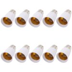 Lot de 10 convertisseurs de tte de lampe, supports de lampe, adaptateurs b22  e27, adaptateurs de base ...