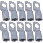 Lot de 10 cosses electriques � oeillet tubulaire - oeil - �8mm - non isol�es - pour conducteur 25mm� ...