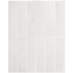 Lot de 10 cr�dences adh�sives pour cuisine, salle de bain, carrelage mural, blanc