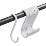 Lot de 10 crochets en s robustes pour casseroles, po�les, tasses, ustensiles, v�tements, sacs, serviettes, ...