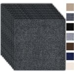 Lot de 10 dalles moquette autocollantes 30x30 cm rev�tement sol r�sistant appartement bureau commerce ...