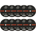 Lot 10 disques 75 x 2 x 10 mm a tronconner pour meuleuses pneumatiques