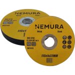 Lot de 10 disques � tron�onner 115mm pour le m�tal (115 x 1. 0 x 22. 2mm)