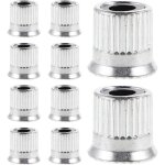 Lot de 10 �crous de rechange argent�s pour broyeur � viande et moulin � grains accessoires de broyage ...