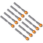 Lot de 10 embouts de tournevis magn�tiques antid�rapants � tige hexagonale ph2 de 65 mm pour vis � plaques ...