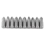 Lot de 10 embouts tournevis ph2 25mm - acier s2 trait - magntiques - pour travaux de prcision - qualit ...
