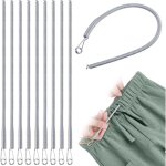 Lot de 10 enfile - aiguilles flexibles et �lastiques pour couture � la main, extracteur de cordon �lastique ...