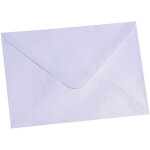 Lot de 10 enveloppes c6 blanches zg0317