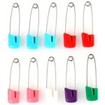 Lot de 10 pingles de sret pour couture artisanale avec fermetures de verrouillage scurises