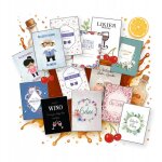 Lot de 10 �tiquettes autocollantes pour bouteilles de vin et de liqueur - id�es cadeaux