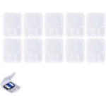 Lot de 10 tuis de rangement pour cartes sd, cartes sd, tf, pour cartes mmoire