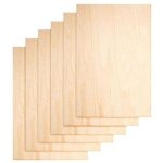 Lot de 10 feuilles de contreplaqu� pour d�coration de maison, copeaux de bois, jouets en balsa, plaque ...